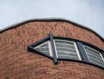 Puntkozijn met kleurloos glas in lood.
<br/>
Marcel Westhoff, 2019-10-01